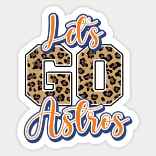 Let's Go Astros! World Series Bound Sticker